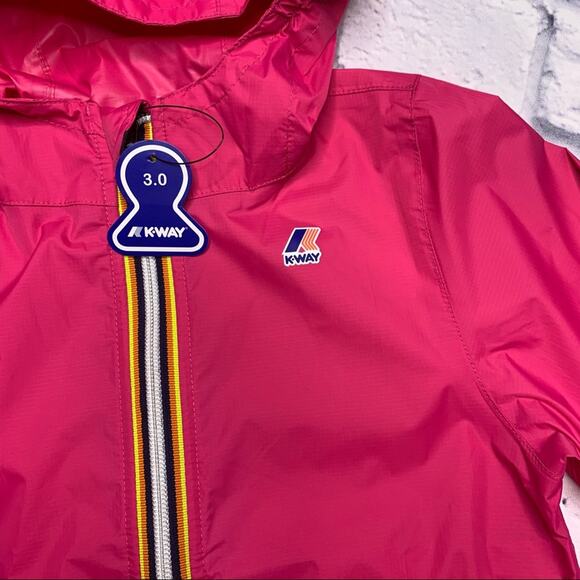 K-Way Claude 3.0 Windbreaker in Pink - Picture 3 of 10